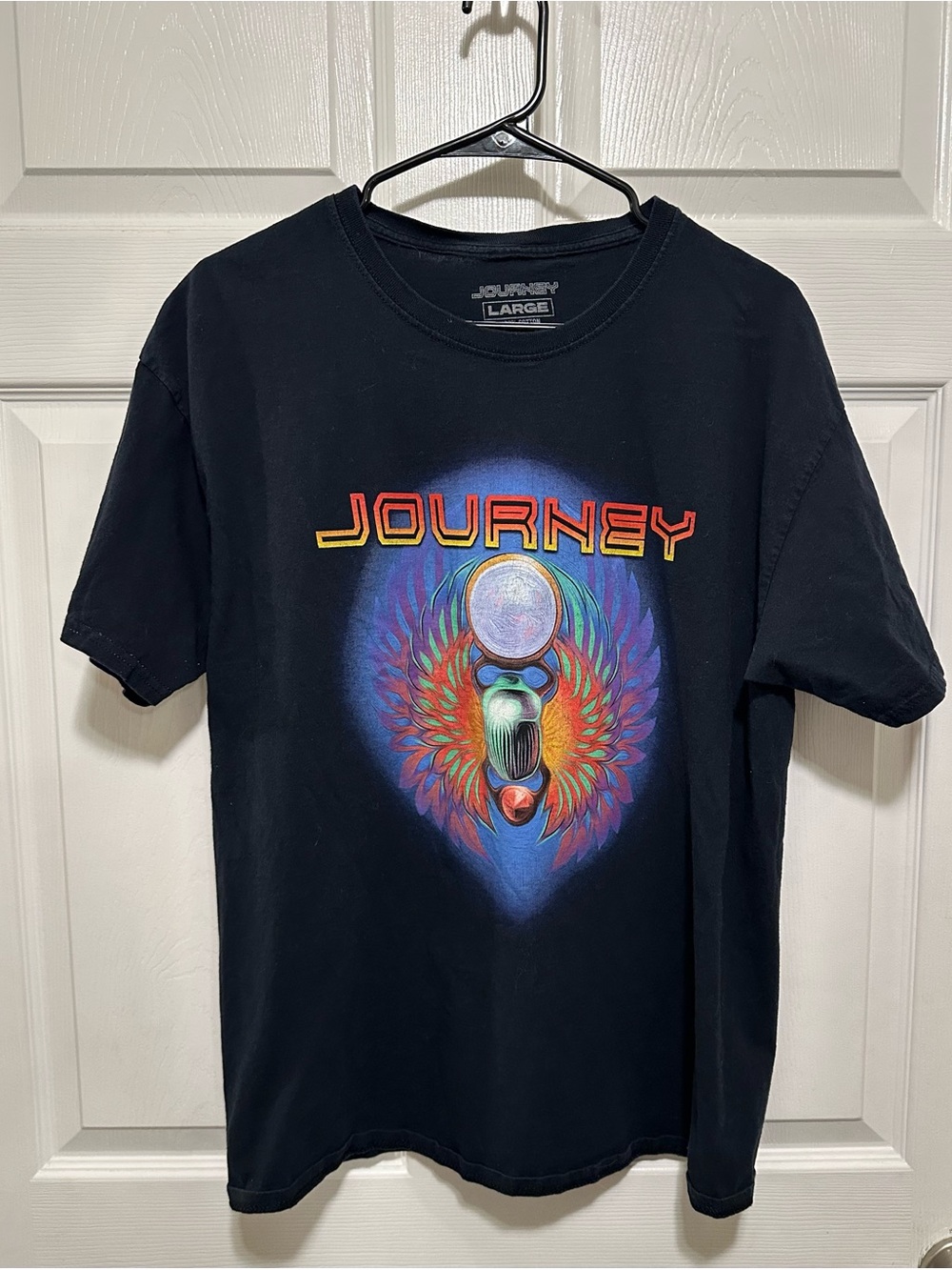 Journey Black Short Sleeve Graphic Tee